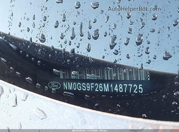 NM0GS9F26M1487725 2021 FORD PASSENGER Gray Widok komory silnika