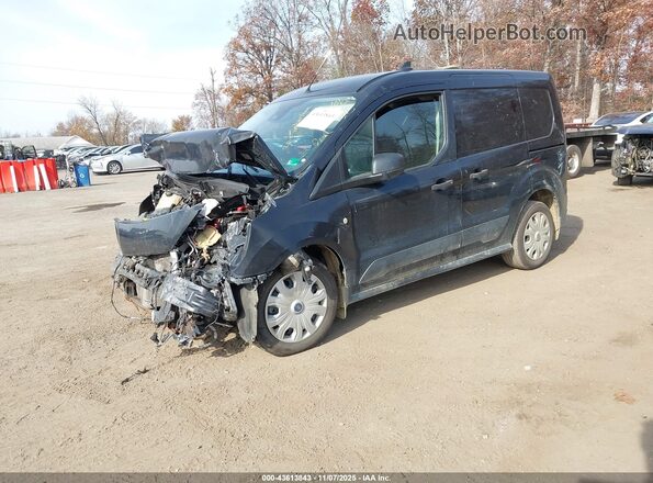NM0LS6F22M1501441 2021 FORD TRANSIT CONNECT Черный Передняя левая четверть
