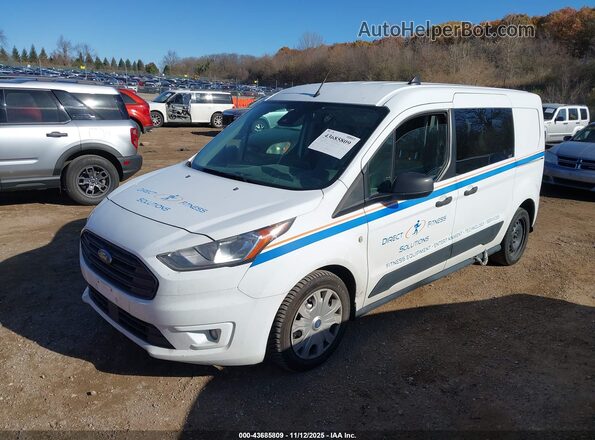 NM0LS7F21L1438773 2020 FORD TRANSIT CONNECT White Vista tres cuartos delantera izquierda