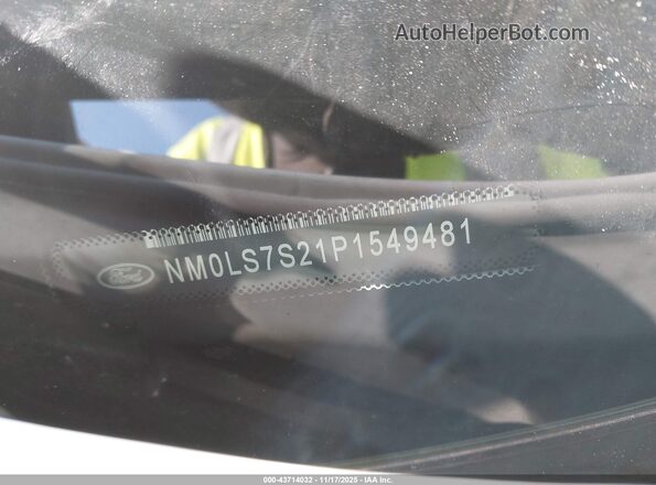 NM0LS7S21P1549481 2023 FORD TRANSIT CONNECT White Tył prawy
