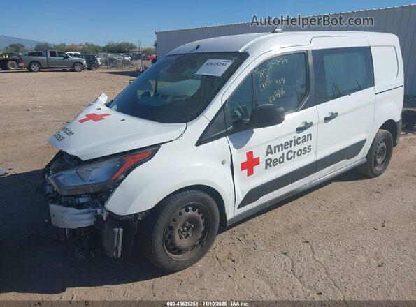 NM0LS7S27N1514876 2022 FORD TRANSIT CONNECT White წინა მარცხენა ხედი სამი მეოთხედიდან