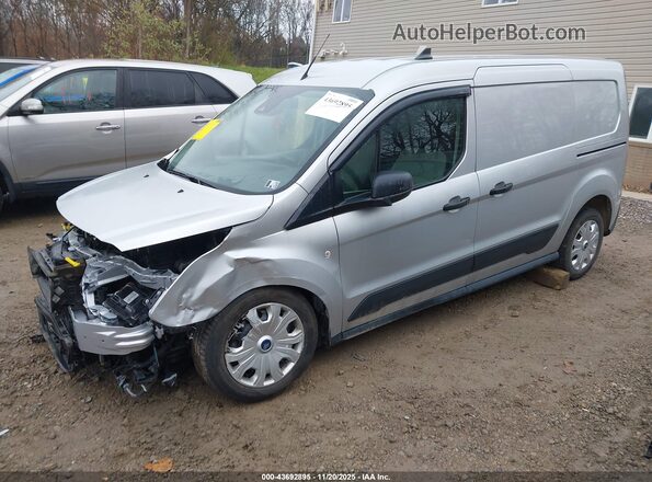 NM0LS7T22P1554042 2023 FORD TRANSIT CONNECT Silver Առջևի ձախ երեք քառորդ տեսարան