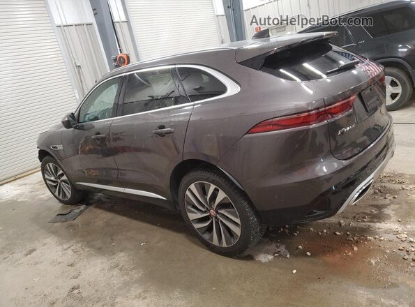SADCJ2EU5MA676563 2021 JAGUAR F-PACE Серый Задняя левая четверть