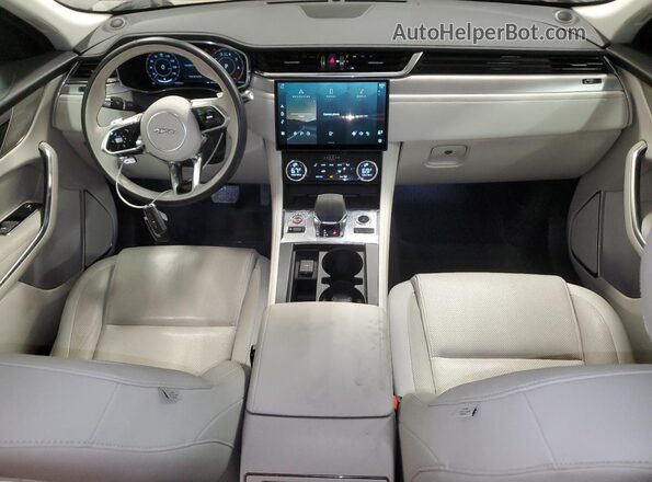 SADCJ2EU5MA676563 2021 JAGUAR F-PACE Серый Вид панели приборов