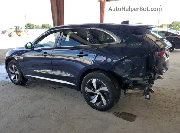 SADCJ2EX1PA709900 2023 JAGUAR F-PACE Blue Trasero izquierdo