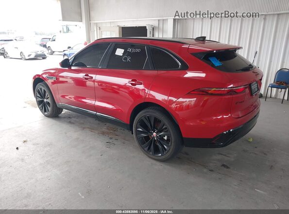 SADCJ2EX1PA711243 2023 JAGUAR F-PACE Красный Задняя левая четверть