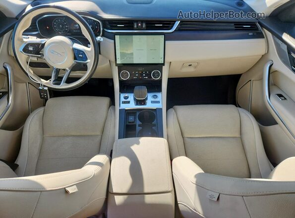 SADCJ2EX5MA670708 2021 JAGUAR F-PACE Black Вид панелі приладів