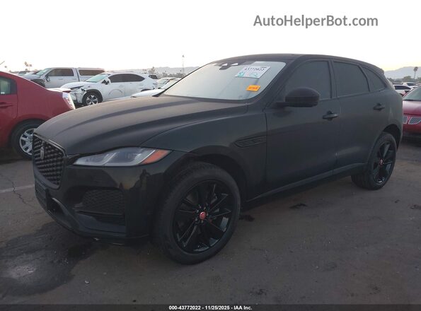 SADCJ2EX7MA674906 2021 JAGUAR F-PACE Black Передня ліва чверть