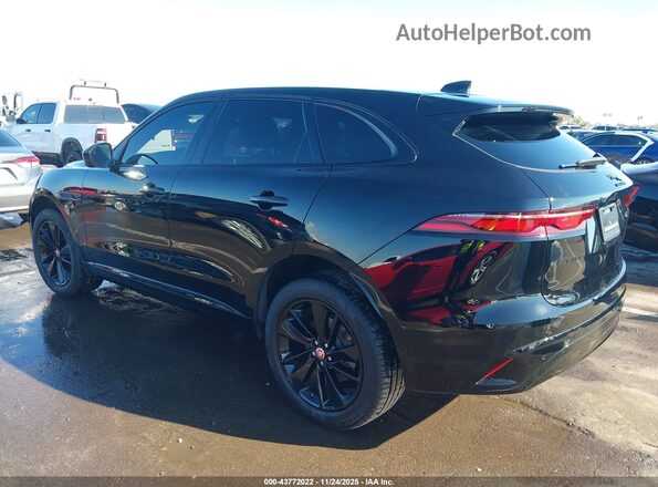 SADCJ2EX7MA674906 2021 JAGUAR F-PACE Black Задня ліва чверть
