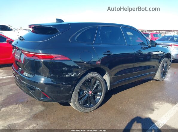 SADCJ2EX7MA674906 2021 JAGUAR F-PACE Black Задня права чверть