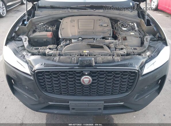 SADCJ2EX7MA674906 2021 JAGUAR F-PACE Black Вид ззаду