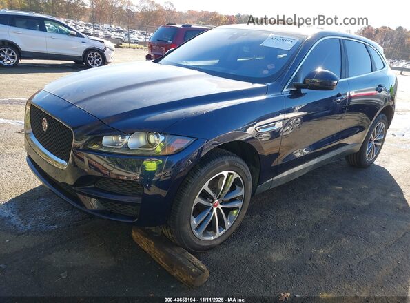 SADCJ2FX4LA631945 2020 JAGUAR F-PACE Black Передня ліва чверть