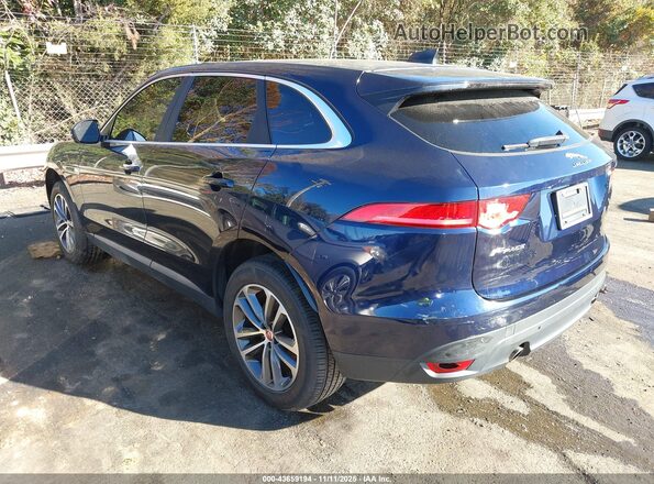 SADCJ2FX4LA631945 2020 JAGUAR F-PACE Black Задня ліва чверть