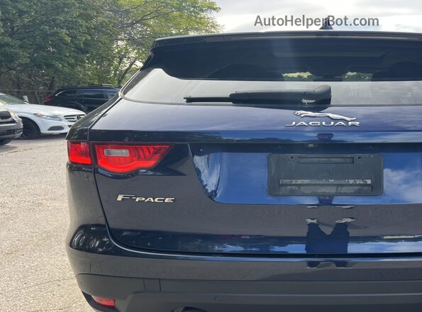 SADCK2FX1KA358328 2019 JAGUAR F-PACE Dark Blue Vista del salpicadero
