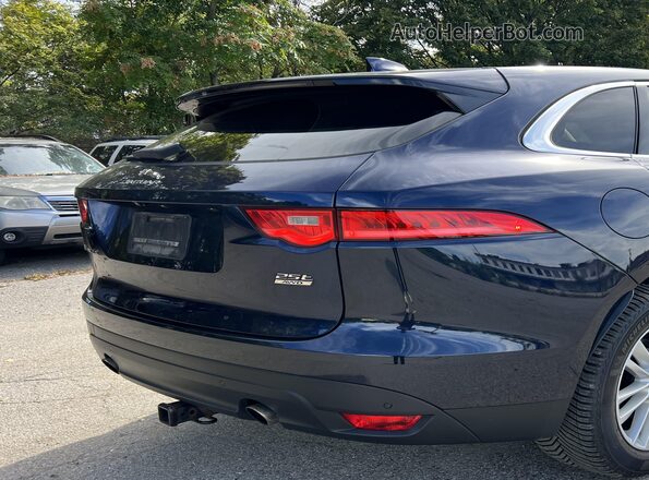 SADCK2FX1KA358328 2019 JAGUAR F-PACE Dark Blue Trasero derecho