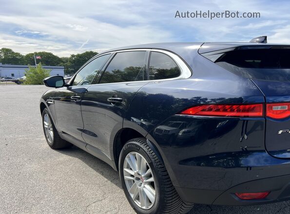SADCK2FX1KA358328 2019 JAGUAR F-PACE Dark Blue Trasero izquierdo