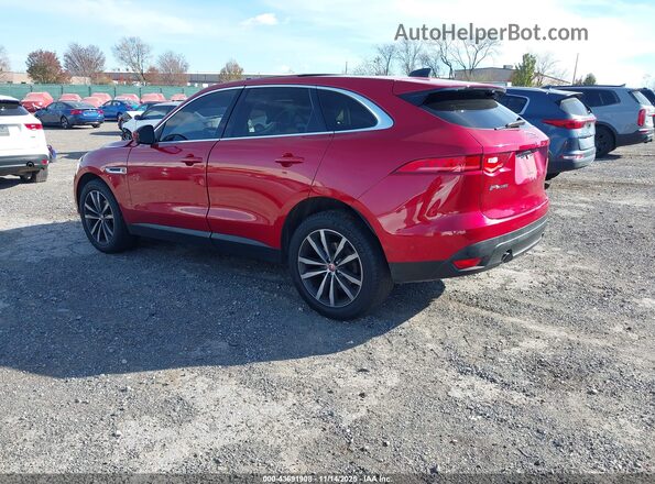 SADCK2FX7LA645318 2020 JAGUAR F-PACE Red Задня ліва чверть