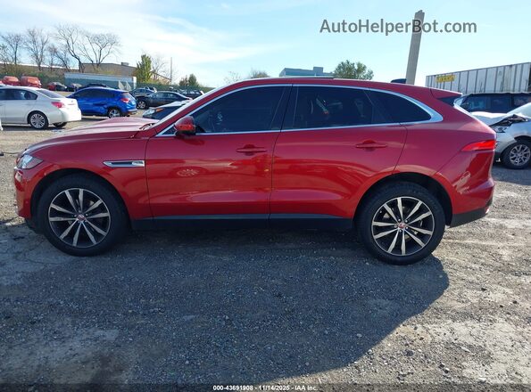 SADCK2FX7LA645318 2020 JAGUAR F-PACE Red Панорамний вид салону 360°
