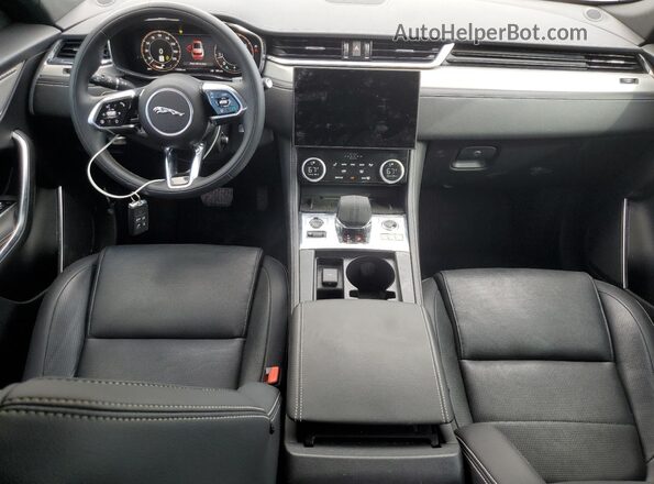 SADCT2EX0SA744382 2025 JAGUAR F-PACE Black Առջևի վահանակի տեսք