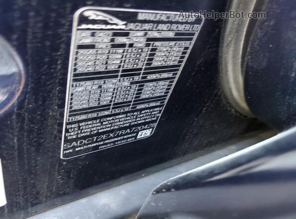 SADCT2EX7RA720428 2024 JAGUAR F-PACE Blue სალონის 360-გრადუსიანი ხედი