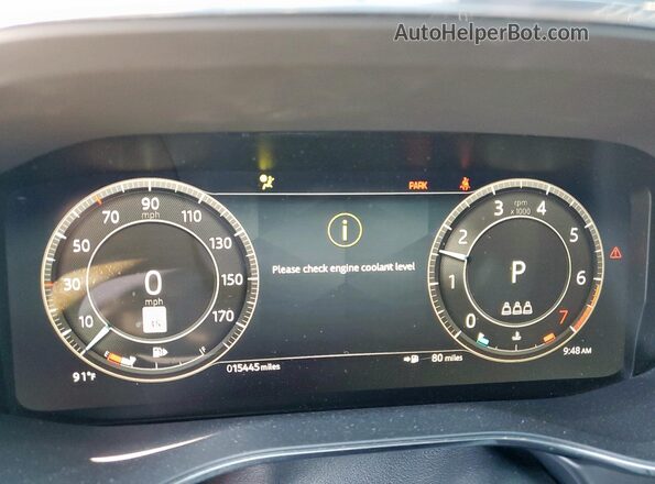 SADCT2FU7RA733314 2024 JAGUAR F-PACE Black ხელსაწყოთა პანელის ხედი