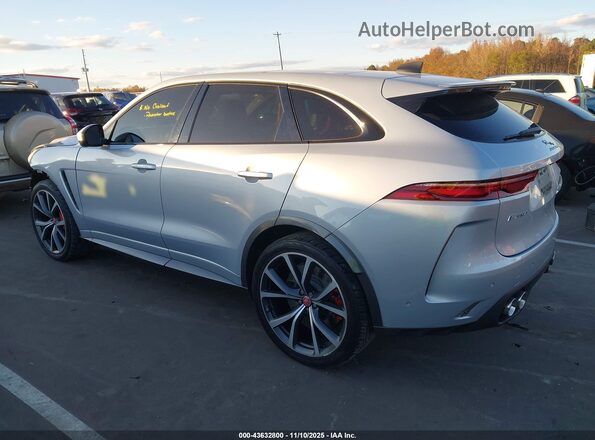 SADCZ2EE0MA683387 2021 JAGUAR F-PACE Silver Rear left
