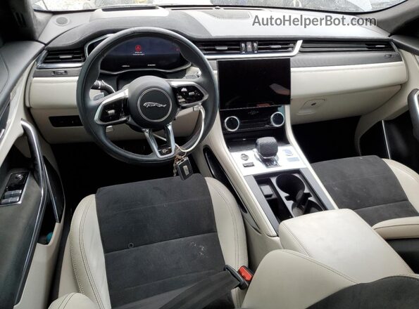 SADCZ2EE1MA684967 2021 JAGUAR F-PACE Black Widok deski rozdzielczej