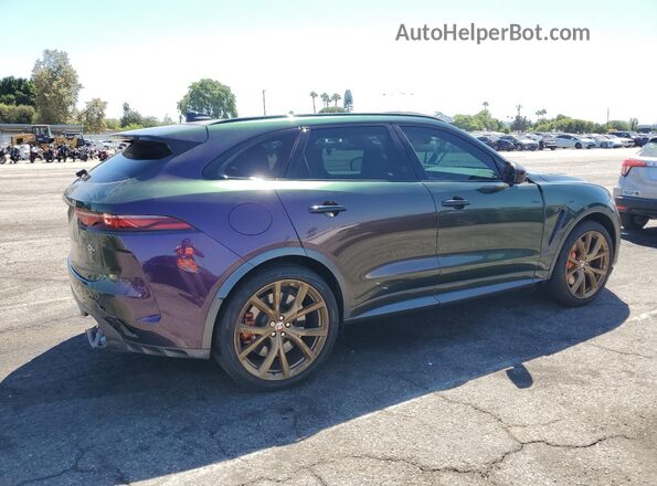 SADCZ2EEXMA683364 2021 JAGUAR F-PACE Purple უკანა მარჯვენა