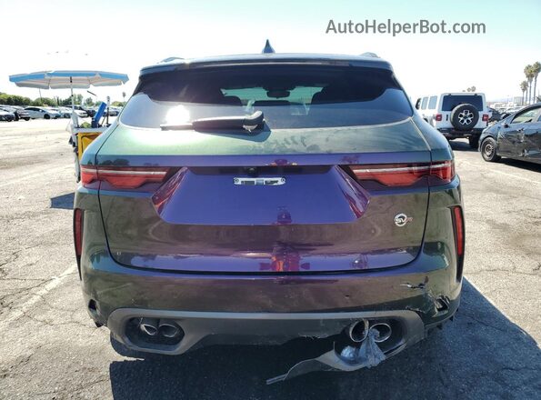 SADCZ2EEXMA683364 2021 JAGUAR F-PACE Purple უკანა ხედი