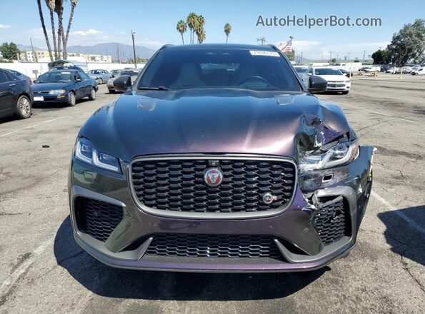 SADCZ2EEXMA683364 2021 JAGUAR F-PACE Purple წინა ხედი