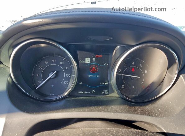 SADFJ2FX6K1Z66085 2019 JAGUAR E-PACE Silver ხელსაწყოთა პანელის ხედი