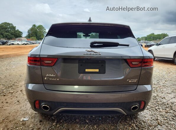 SADFJ2FX7J1Z08985 2018 JAGUAR E-PACE Gray Widok z tyłu