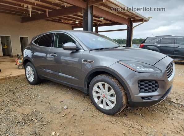 SADFJ2FX7J1Z08985 2018 JAGUAR E-PACE Gray Przód prawy