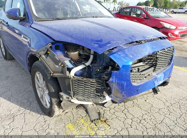 SADFK2FX5K1Z63496 2019 JAGUAR E-PACE Blue Вид спереду