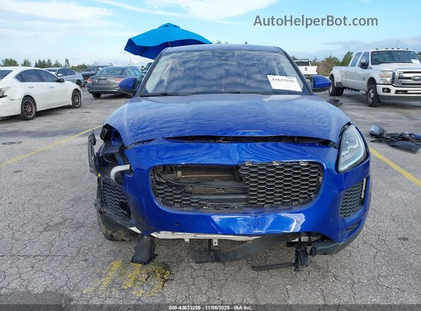 SADFK2FX5K1Z63496 2019 JAGUAR E-PACE Blue Вид задньої частини салону