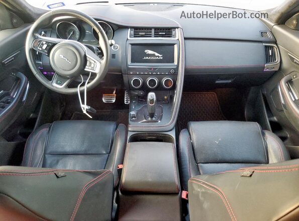 SADFL2FX1J1Z09835 2018 JAGUAR E-PACE Черный Вид панели приборов