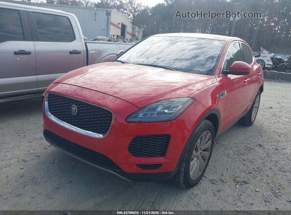 SADFP2FX1K1Z40928 2019 JAGUAR E-PACE Красный Передняя левая четверть