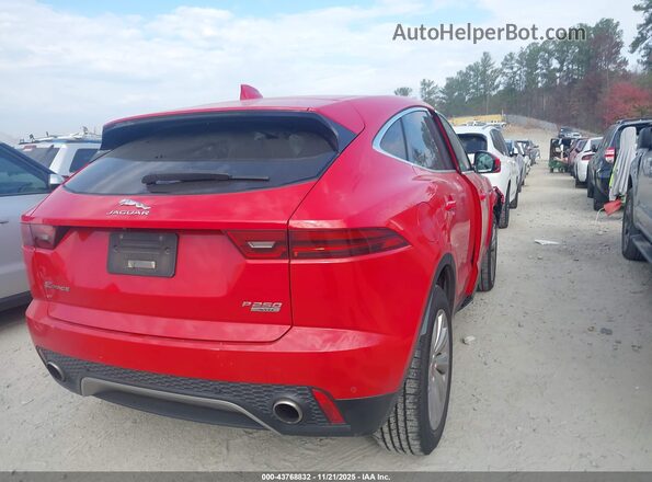SADFP2FX1K1Z40928 2019 JAGUAR E-PACE Красный Задняя правая четверть