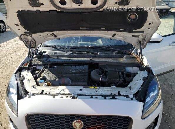 SADFP2FX2J1Z15437 2018 JAGUAR E-PACE White Engine compartment view