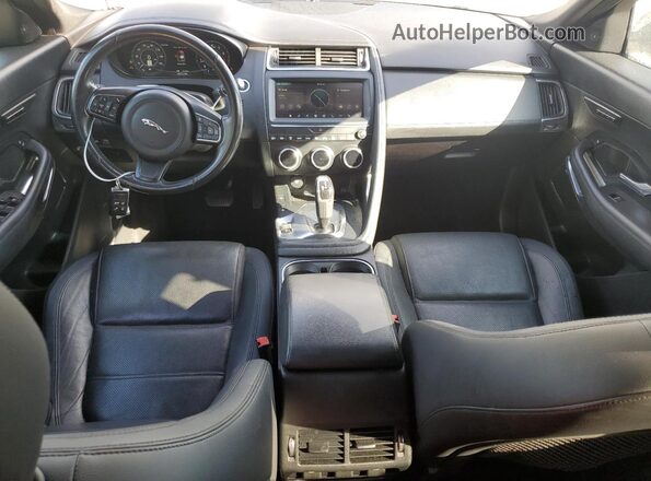 SADFP2FX2J1Z15437 2018 JAGUAR E-PACE White Dashboard view