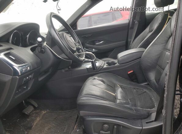 SADFP2FX4K1Z64270 2019 JAGUAR E-PACE Black Вид салону спереду