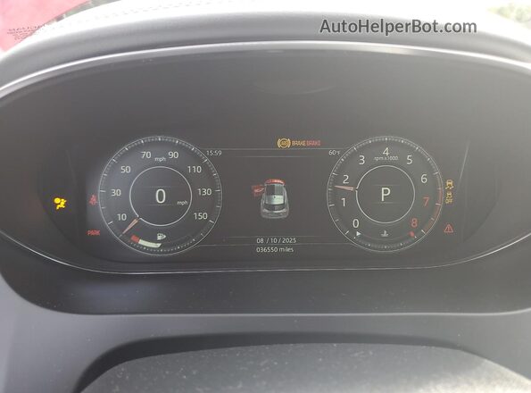 SADFP2FX8K1Z43566 2019 JAGUAR E-PACE Red Vista del cuadro de instrumentos