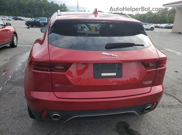 SADFP2FX8K1Z43566 2019 JAGUAR E-PACE Red Vista trasera