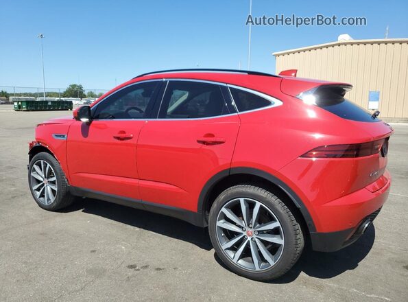 SADFP2FX8K1Z47696 2019 JAGUAR E-PACE Red Задня ліва чверть