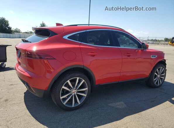 SADFP2FX8K1Z47696 2019 JAGUAR E-PACE Red Задня права чверть