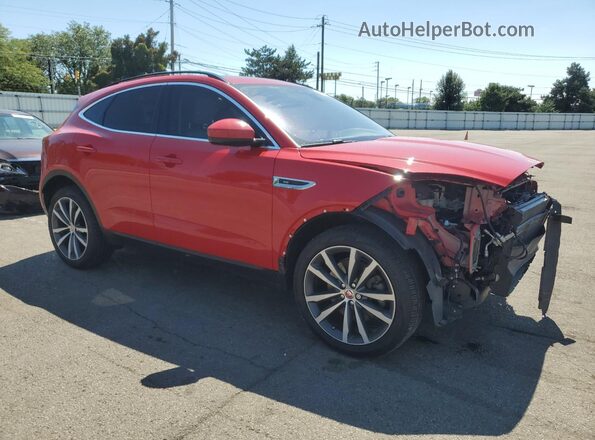 SADFP2FX8K1Z47696 2019 JAGUAR E-PACE Red Передня права чверть