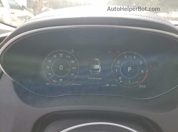 SADFP2FX8N1030620 2022 JAGUAR E-PACE Черный Вид щитка приборов