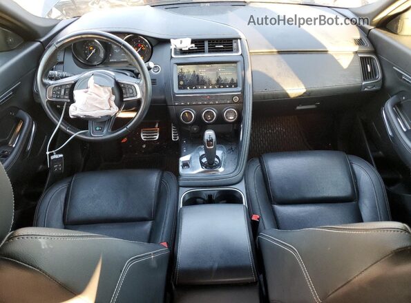 SADFT2GX2K1Z35666 2019 JAGUAR E-PACE Gray Widok deski rozdzielczej