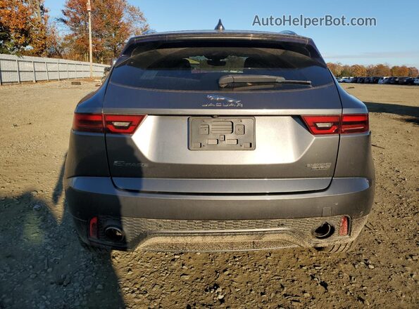 SADFT2GX2K1Z35666 2019 JAGUAR E-PACE Gray Widok z tyłu