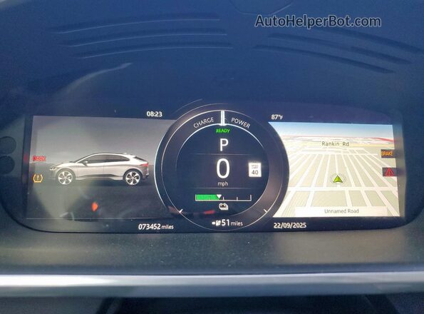 SADHB2S19L1F80966 2020 JAGUAR I-PACE Gray Вид щитка приладів